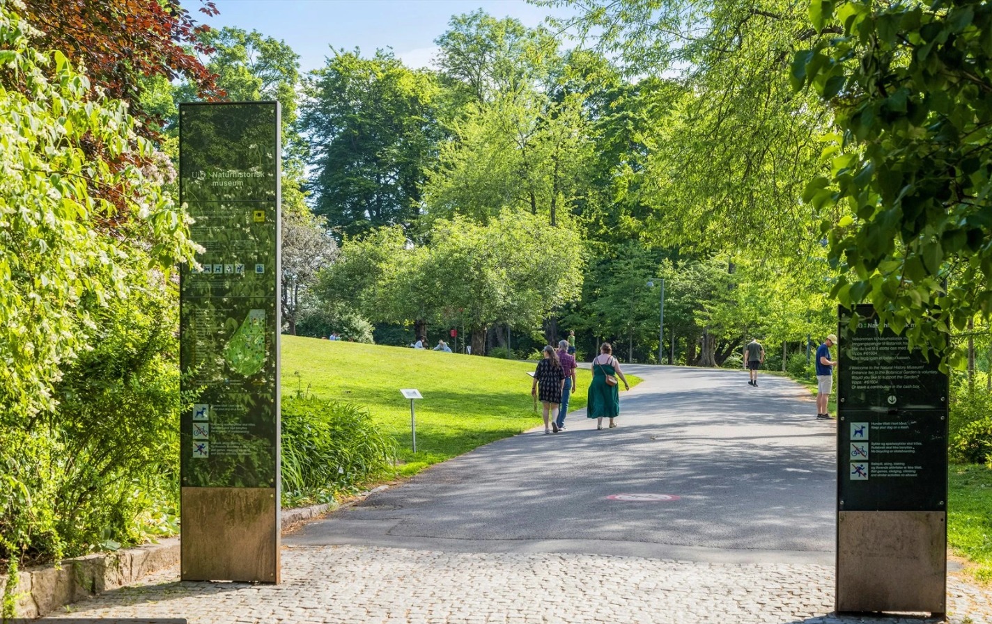 Botanisk hage som nærmeste nabo